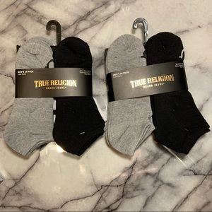 20 Pairs (2 10-Packs) of Mens True Religion Jeans Brand Low Cut Socks NWT $98